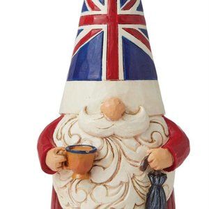 Jim Shore British Gnome Figurine - NEW in Box